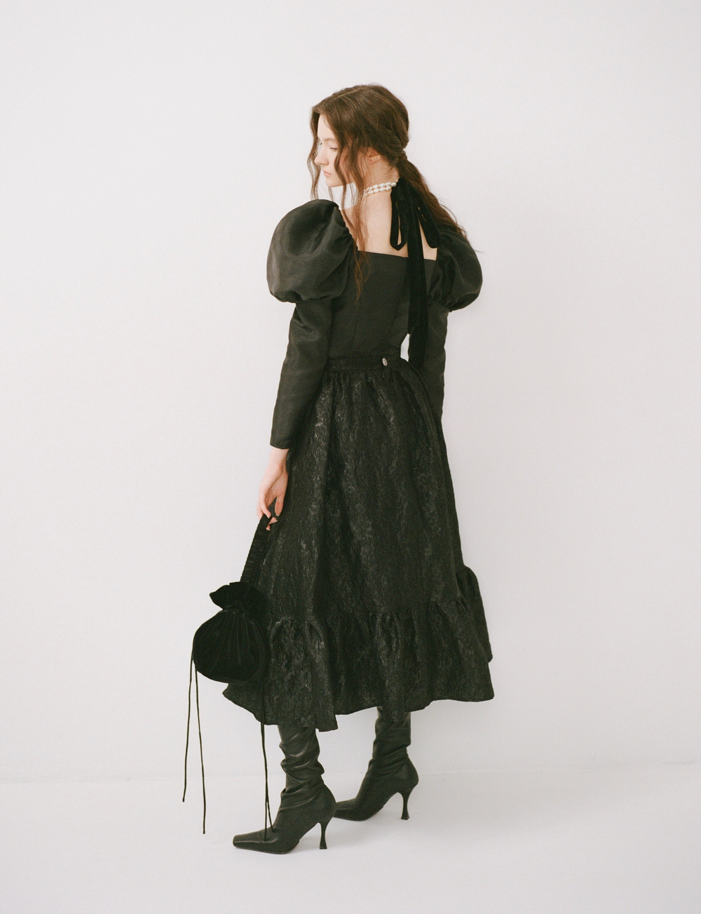 Black sakura top
