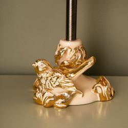 Настольная лампа Белла Айвори с абажуром Адель Айвори