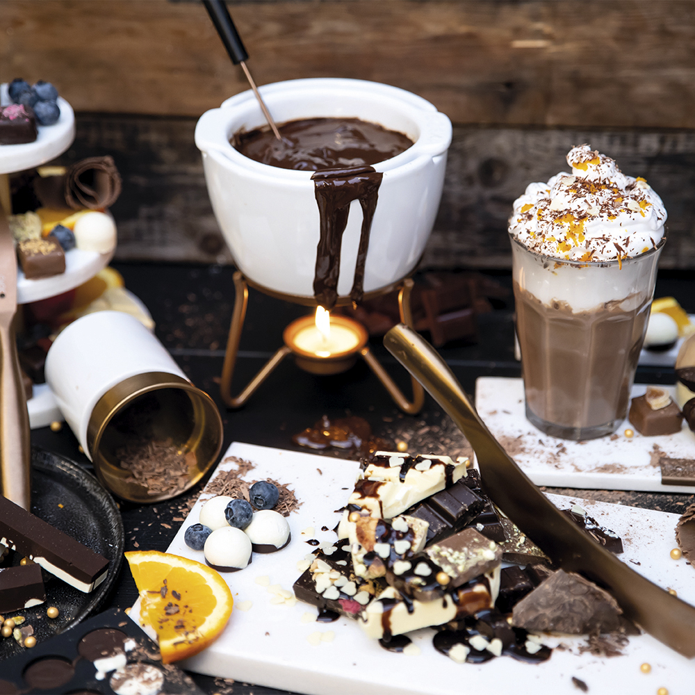 Доска сервировочная 15х10см Boska Шоколад мрамор