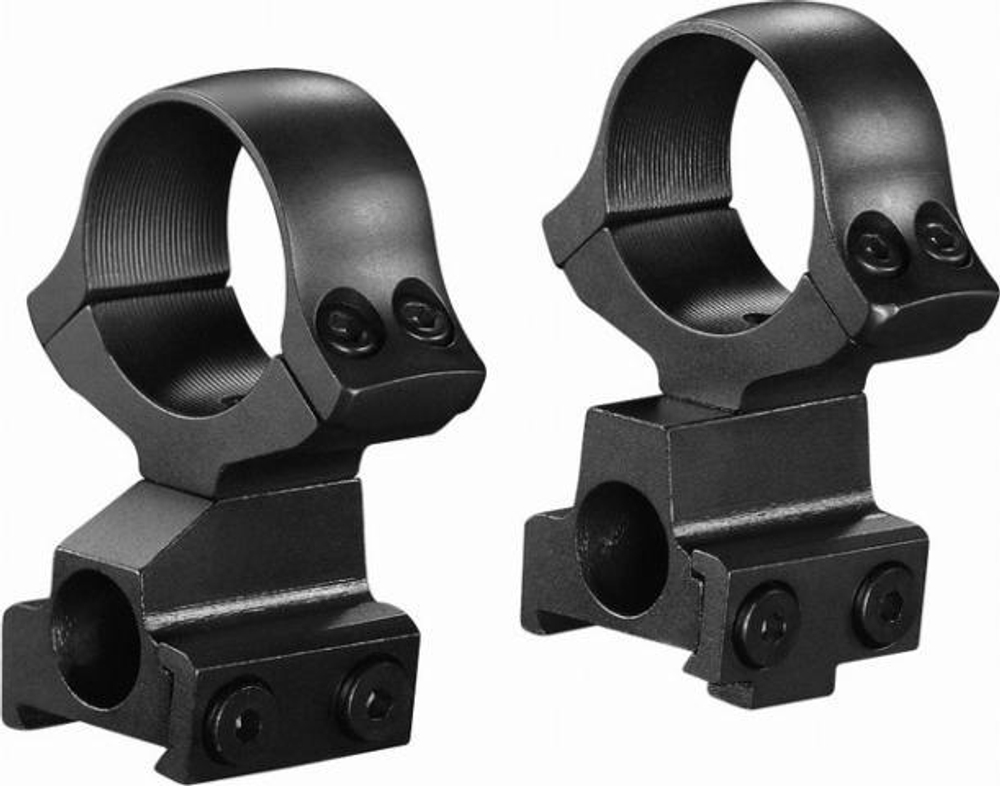 Кольца раздельные KOZAP CZ550/557 Classic D30мм с окном визира BH17.8 (No.12*) средние