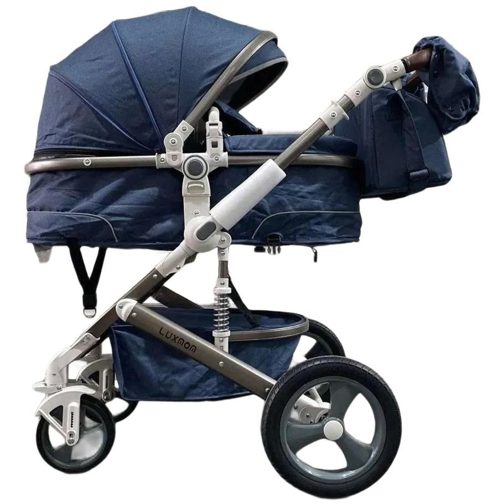 Детская коляска-трансформер 3 в 1 Luxmom 518W,с автолюлькой