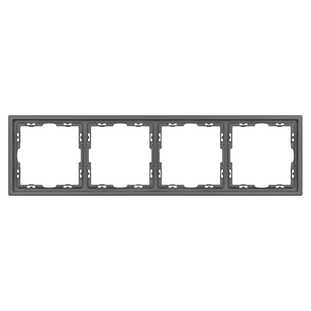 Рамка пластиковая FRM-NOBE-SFPL-4-GR (Arlight, Серый базальт) 054226