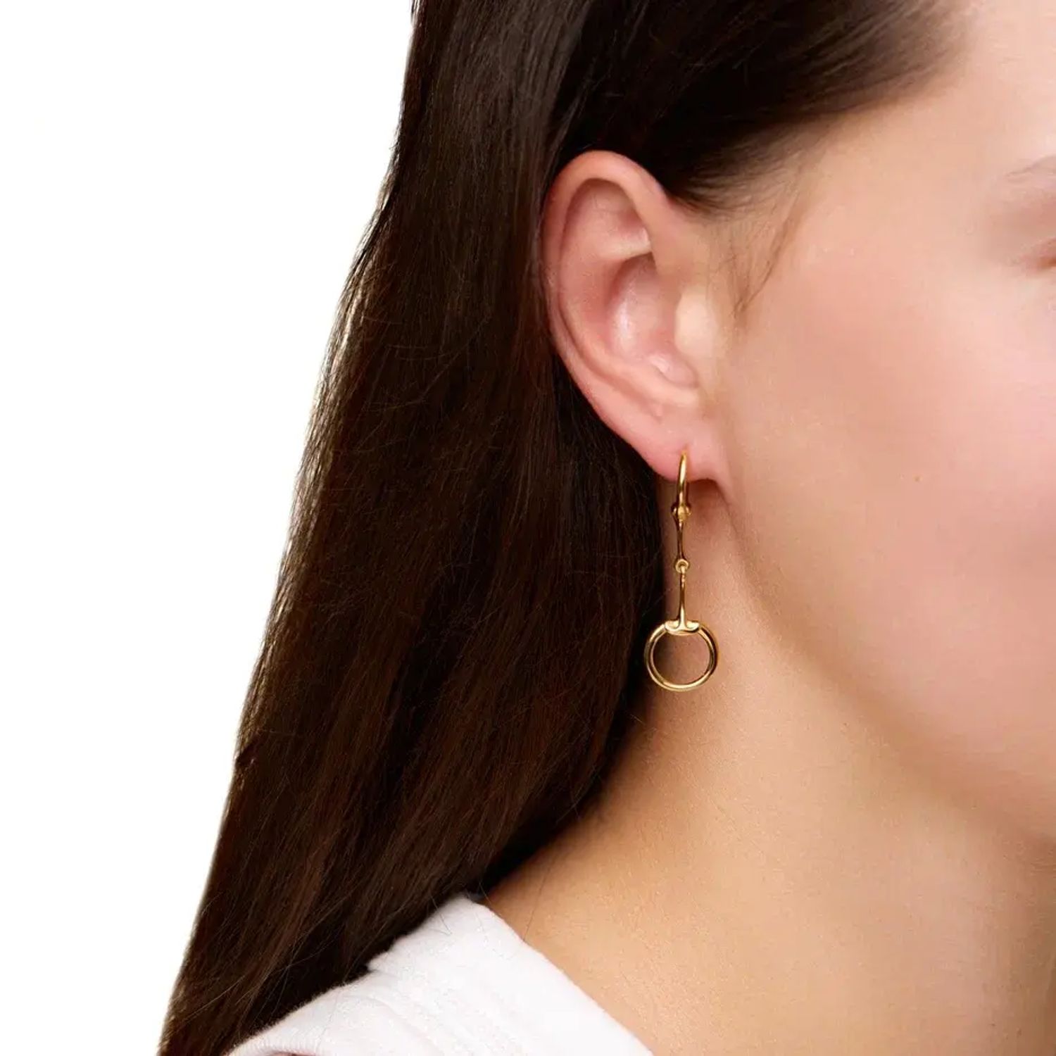 Серьги Snaffle Bit Earrings - Gold