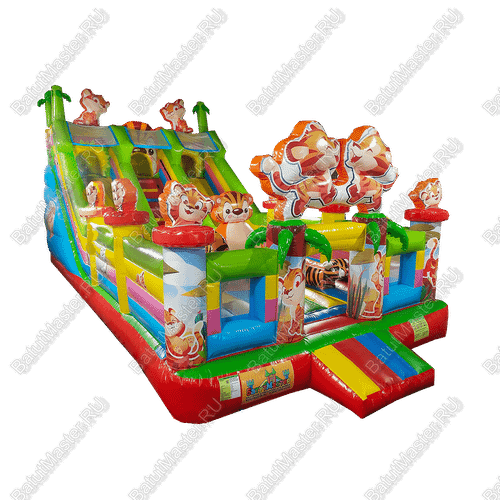 Коммерческий батут "Тигриная страна Экстра", 10*5*5 м