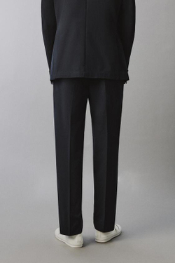 ZARA КОСТЮМНЫЕ БРЮКИ ИЗ ВЫСОКОТЕХНОЛОГИЧНОЙ ТКАНИ NON-IRON, МОРСКОЙ СИНИЙ