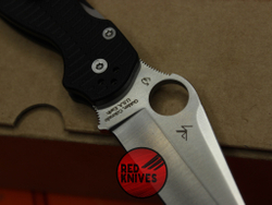 Нож Spyderco ParaMilitary 2 Salt TANTO BLACK - фрезеровка скоба, клинок танто