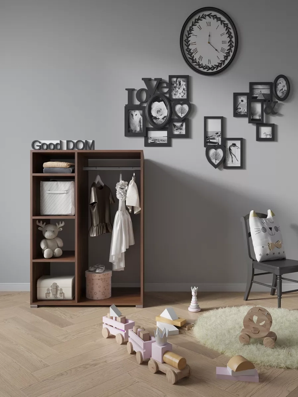 Шкаф мини для одежды