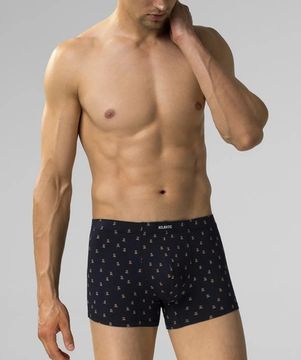 Трусы мужские боксеры (3шт), Atlantic 3MH-201, темно-синий + винный + темно-синий