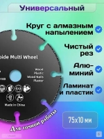 Набор дисков для мини УШМ, 9 шт. (75 / 76х10 мм)