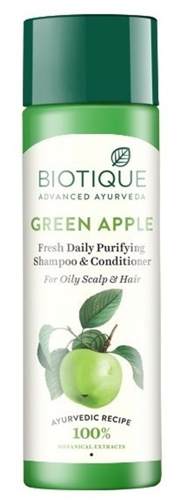 Шампунь-кондиционер Biotique Bio green apple, 120 мл