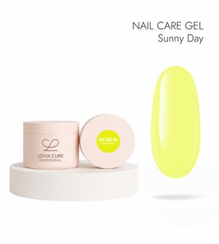 Lovia Cure Nail Care Gel Limit Sunny Day - Гель моделирующий, 15 мл