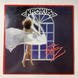 Винтажная виниловая пластинка LP Krokus The Blitz (Canada 1984)