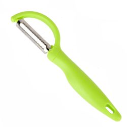 Овощечистка 16*4*1,5см. (2вида) (нержавеющая сталь, пластик) (упаковочный пакет)