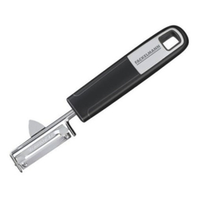 Овощечистка 5/18 см. с плавающим лезвием, черная нерж. с прорезин. ручкой FM