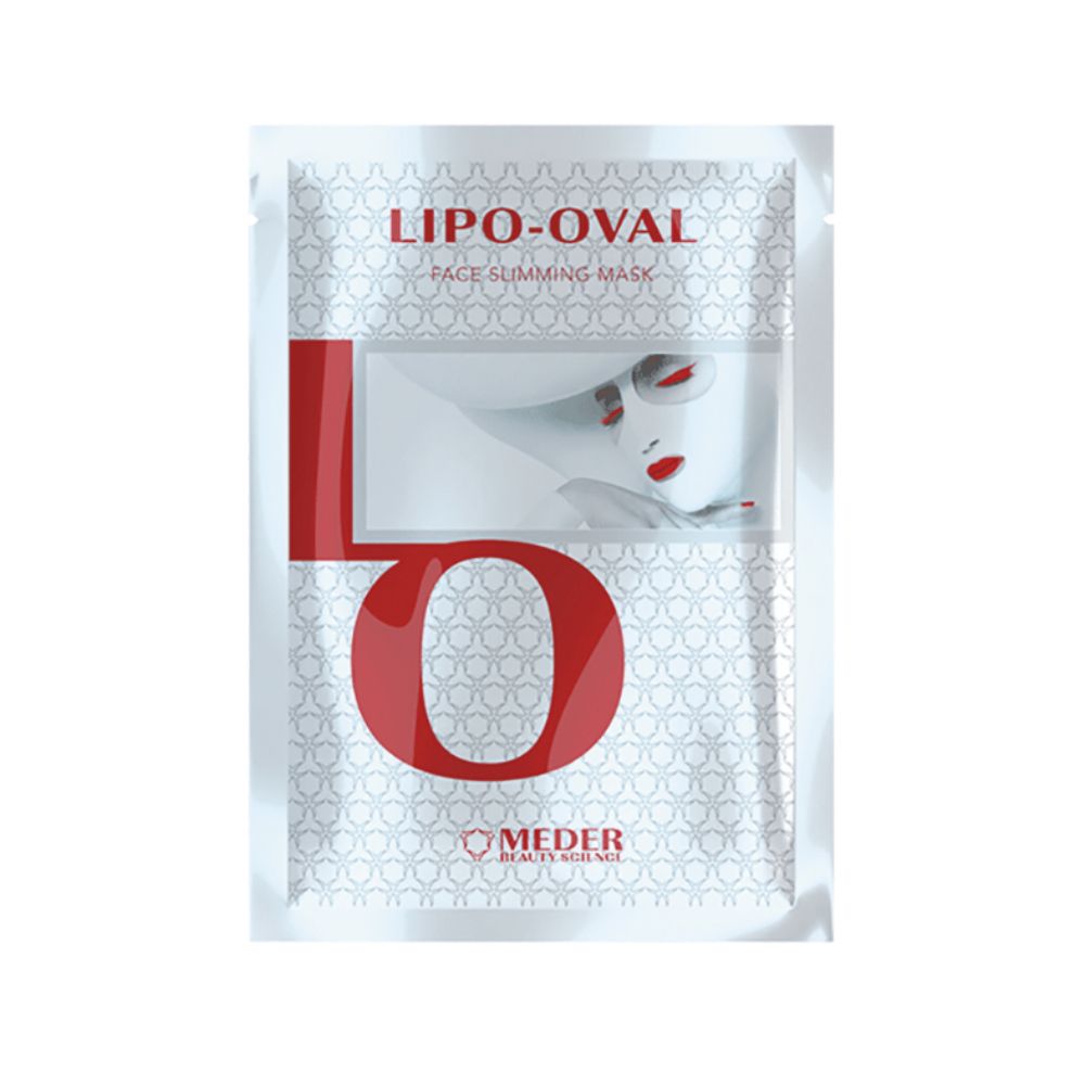 Скульптурирующая липолитическая маска MEDER LIPO-OVAL Face slimming mask 5 шт