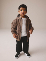 Куртка непромокаемая с капюшоном для мальчика Next Q61-756, Коричневый