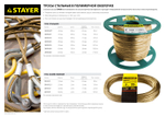 STAYER 5 мм, L 100 м, стальной трос в полимерной оболочке (30410-50)