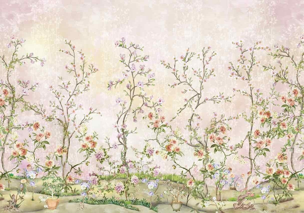 Дизайнерские обои-панно. Коллекция: Garden, Арт.: СК-019-02. Размер: 260 х 370 см.