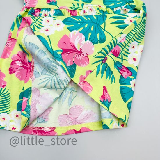 Платье хлопковое, Цветочная фантазия