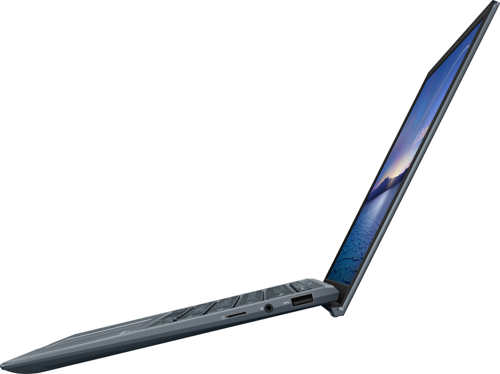 Ноутбук Asus Zenbook 14 UX435EGL-KC044R Pine Grey Core i5-1135G7/16G/512G SSD/14; FHD IPS AG/NV MX450 2G/WiFi/BT/NumberPad/Win10 Pro