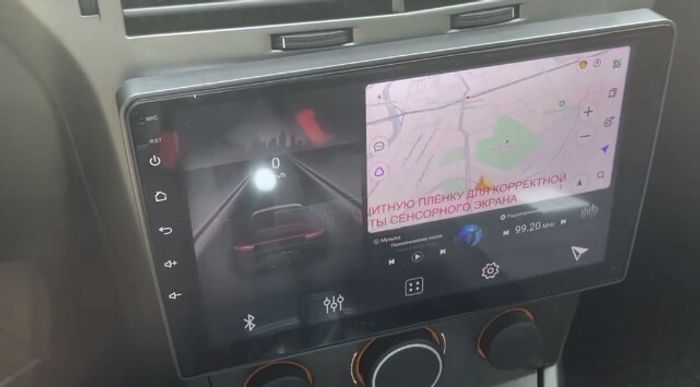 Магнитола для Opel Astra H, Antara, Corsa, Vectra, Zafira B (вниз, серая) - AK586R9-MTK-LTE Android 10, SIM-слот