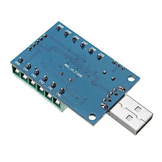 10-канальный модуль АЦП STM32 c USB интерфейсом