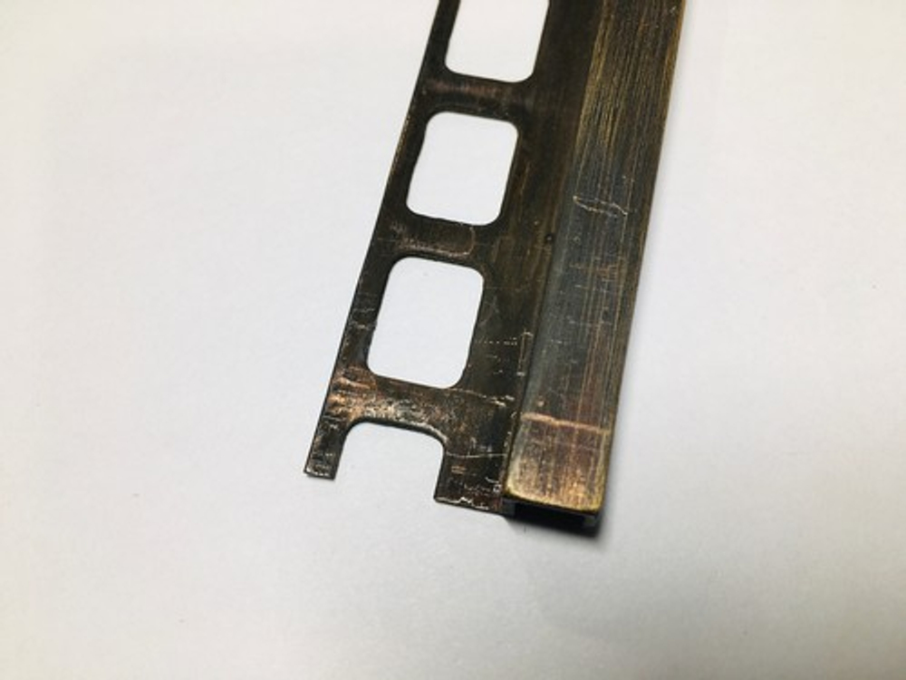 ЛПLА 11мм "PW" 3м L-об. 11мм АНТИК латунь