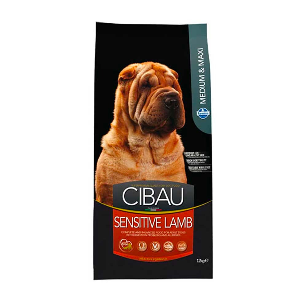 Farmina Cibau Medium/Maxi Sensitive Lamb - сухой корм для собак средних и крупных пород с чувствительной кожей и шерстью (ягненок)