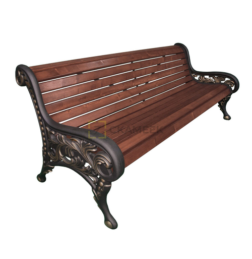 Скамейка парковая «Новая Москва» (1,2 м ангарская сосна)