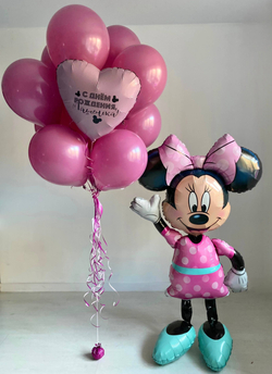 Шарики для Мини Маус для девочки №3882