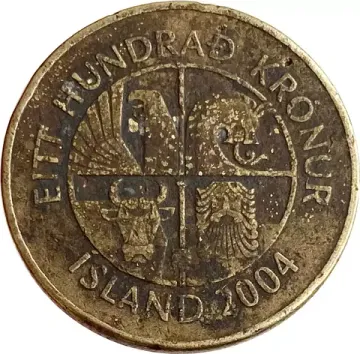 100 крон 2004 Исландия
