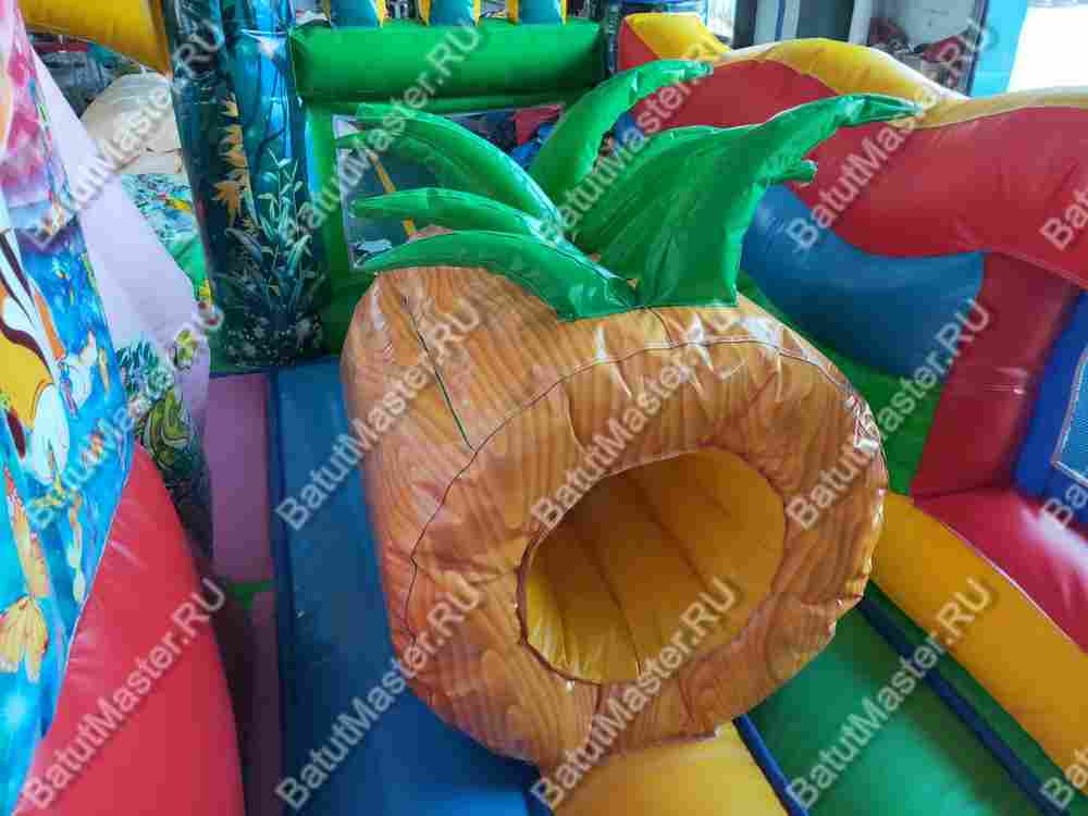 Коммерческий надувной батут "Сафари приключения" 8*5*2,8 м