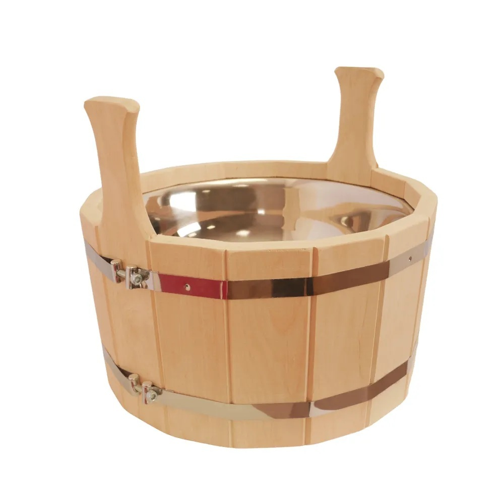 Ушат-шайка 15л двуручная с нерж. встав.