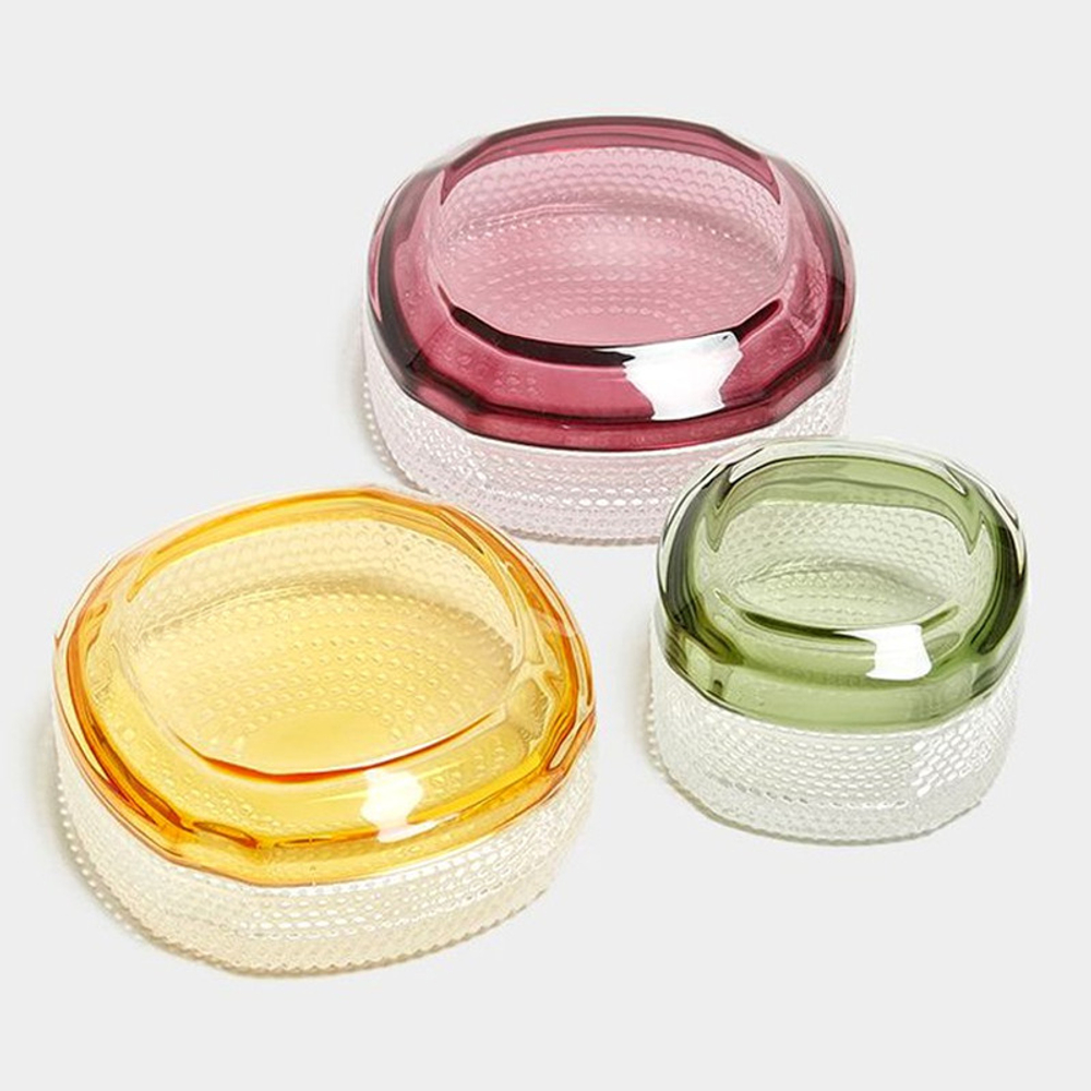 Шкатулка Cloyd CHASSE Box / шир. 9 см - зелен. стекло (арт.50013)