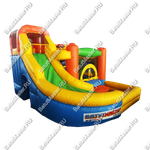 Детский надувной батут "Границы радости" 3,5*3*2,5 м