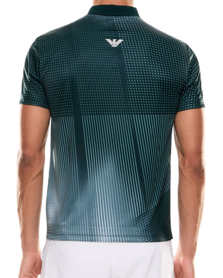 Теннисное поло EA7 Tennis Pro - green fancy