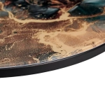 Набор кофейных столиков Bradex Home ов Tango космический с чёрными ножками, 2шт