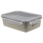 Емкость для продуктов ФРЕШ герметичная 1,4л капучино 210*155*75 мм