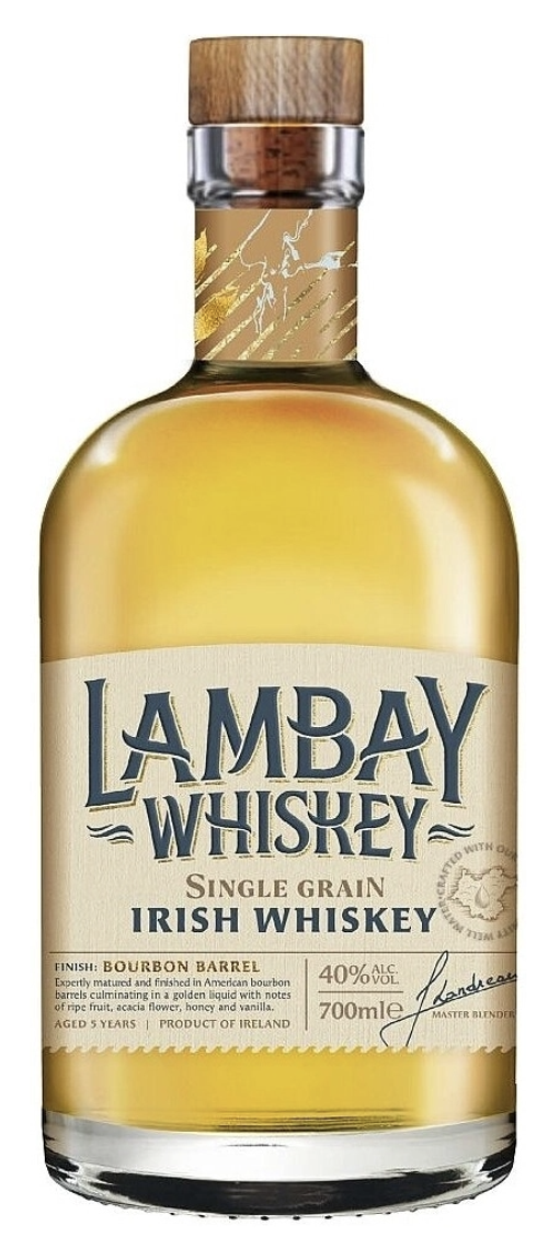 Виски Lambay Single Grain Irish Whiskey, 0.7 л