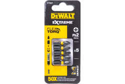 Биты ударные IMPACT Torsion Ph2, 25мм, 5шт. DEWALT DT7994T