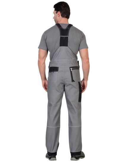 Полукомбинезон "Сириус-Пекин" (серый/черный)