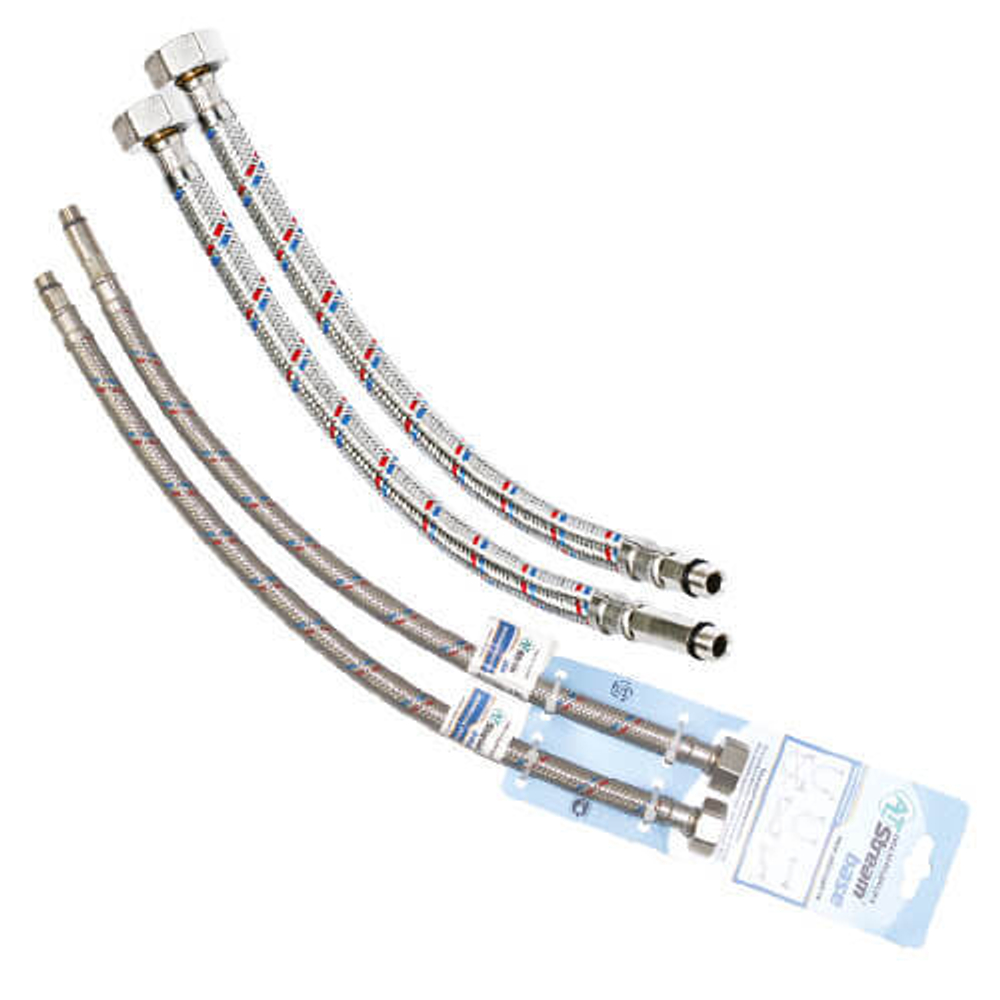 Комплект гибкой подводки ALTSTREAM BASE к смесителю 1/2”xМ10х18, 1/2”xМ10х35