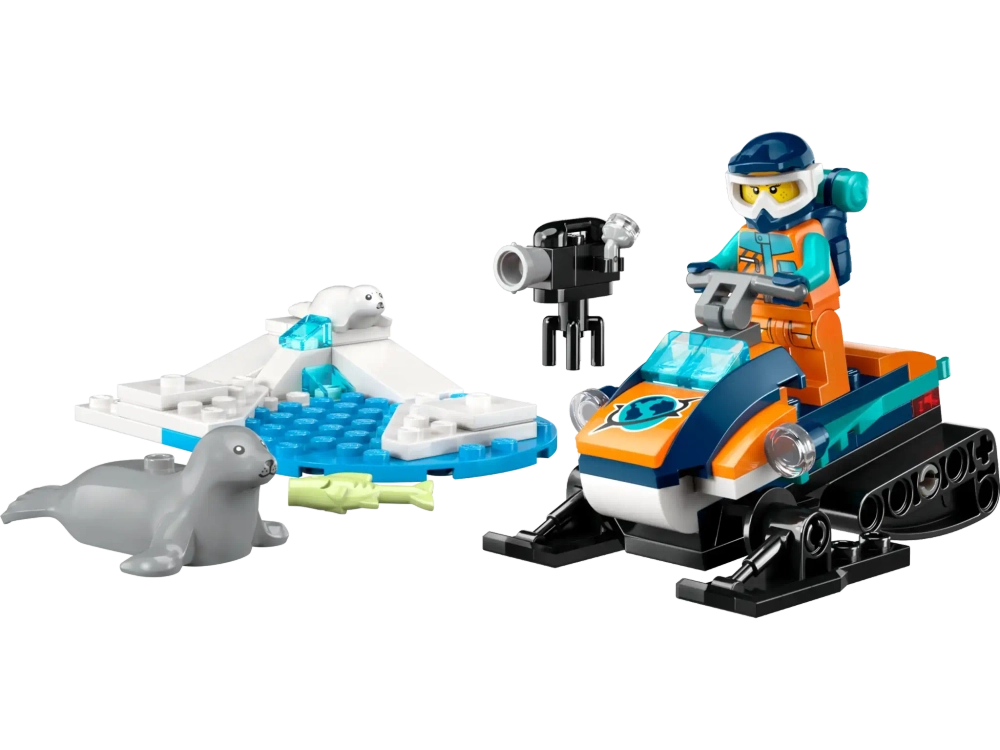 Конструктор LEGO City 60376 Снегоход «Исследователь Арктики»