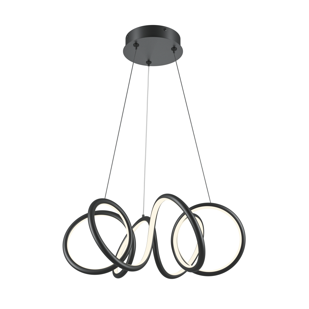 Люстра светодиодная Maytoni Curve MOD241PL-L60BK