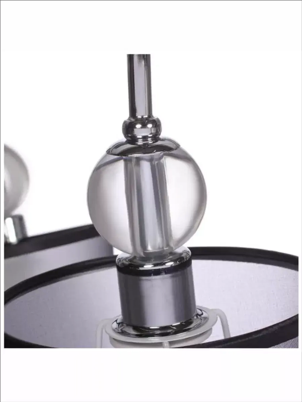 Люстра потолочная PIANO  E14*5*40W хром, черный