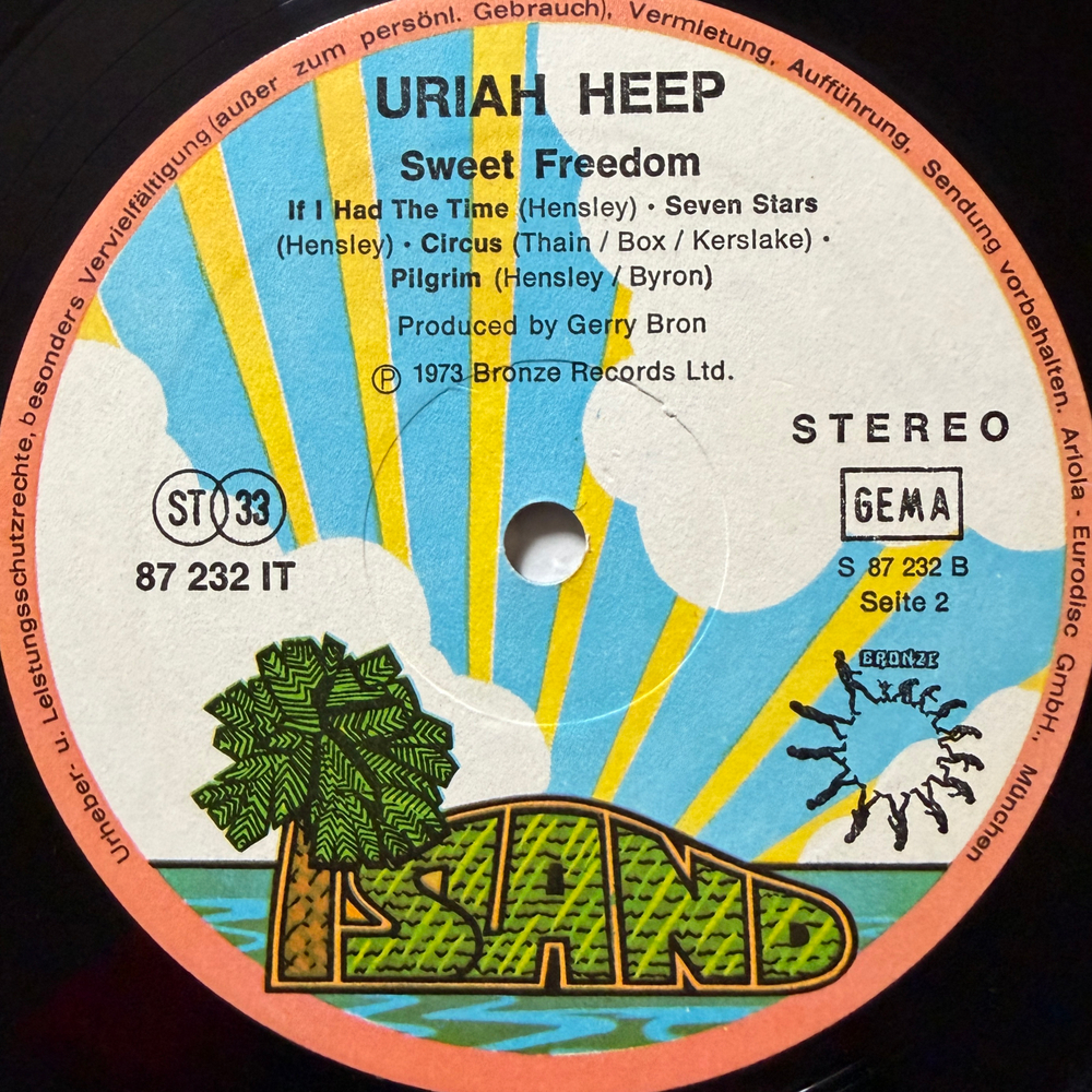 Uriah Heep- Sweet Freedom (Германия 1973г.)