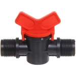 Муфта соединительная с наружней резьбой и краном 1/2» ДоброСад