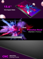 15.6" Портативный монитор с магнитным чехлом Ugame B11 4K IPS 3840х2160, 60 Гц