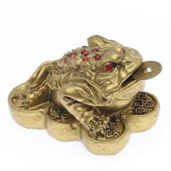 GAEM Фигурка декоративная "Лягушка денежная", L6 W5 H3 см