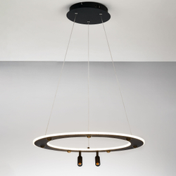 740467 Люстра DIVE LED 90W 4900LM G ЧЕРНЫЙ 3000-6000К